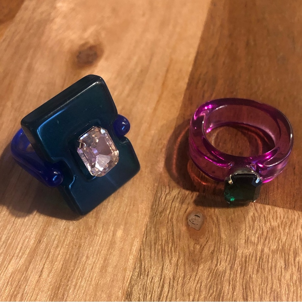 Acrylic Fashion Rings - Picture 10 of 10